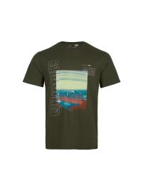 O'NEILL Camisa 'Cali Mountains'  abe / mistura de cores
