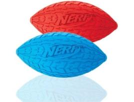 Bola para Cães NERF Tire Squeak Azul e Vermelho (M- 2 und)