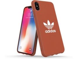 Capa iPhone XS Max  Moulded Canvas Castanho