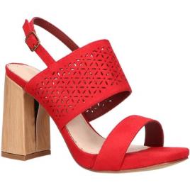 Sandálias 67508  Vermelho Disponível em tamanho para senhora. 36,37,38,40,35.Mulher > Calçasdos > Sandálias e rasteirinhas