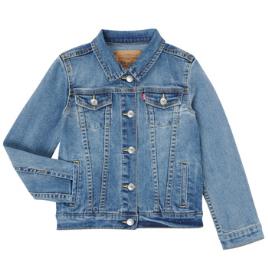 Levis  casacos de ganga 4E4388-M0K  Azul Disponível em tamanho para rapariga. 4 ans,10 ans,16 ans.Criança > Menina > Roupas > Casacos de ganga