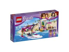 LEGO Friends:  O Transportador da Lancha Rápida da Andrea 41316 (Idade mínima: 6 - 309 Peças)