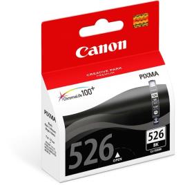 Canon Tinteiro Original CLI-526 BK com Tinta ChromaLife 100+, Preto, Individual, 4540B001