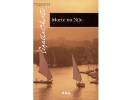 Livro Morte no Nilo de Agatha Christie (Português)