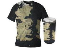 T-Shirt GAME OF THRONES Mapa de Westeros M