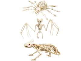 Esqueleto  de Animais em 3 Modelos Variados (Halloween)
