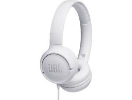 JBL Auscultadores Over-Ear Tune500, com Microfone, Branco