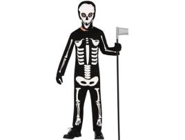 Fato Unisexo DISFRAZZES Esqueleto (Tam: 10 a 12 anos)