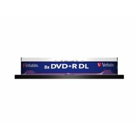 VERBATIM DVD+R 8X 8.5GB 240MIN DOUBLE LAYER BOBINE (CAKE) PACK 10