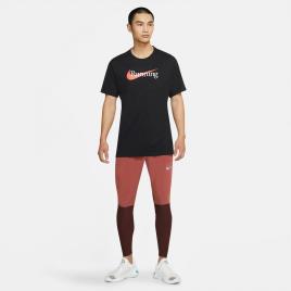 T-shirt Nike - Preto - T-shirt Running Homem tamanho L