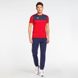 T-shirt Joma Winner - Vermelho - T-shirt Homem tamanho L