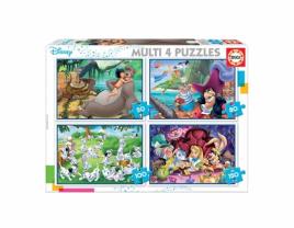 Educa - Multi 4 Puzzles 50-80-100-150 Peças Disney