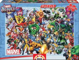 Educa - Puzzle 1000 Peças - Os Heróis da Marvel