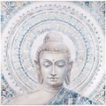 Signes Grimalt  Quadros, telas Tabela Mandala Relevo Buda  Azul Disponível em tamanho para senhora. Único.Casa >Quadros, telas