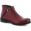 Leonardo Shoes  Botas baixas 4719 ROK BORDEAUX  Vermelho Disponível em tamanho para senhora. 38,39,40.Mulher > Sapatos > Botins