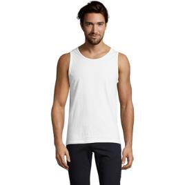 Sols  Tops sem mangas Justin camiseta sin mangas  Branco Disponível em tamanho para homem. EU XXL,EU S,EU M,EU L,EU XL,EU 3XL,EU 4XL,EU 5XL.Homem > Roupas > Tops