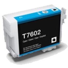 Compatible Epson T7602 tinta cian pigmentada - Reemplaza C13T76024010