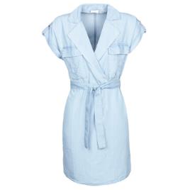 Noisy May  Vestidos curtos NMVERA  Azul Disponível em tamanho para senhora. S,M,XL,XS.Mulher > Roupas > Vestidos
