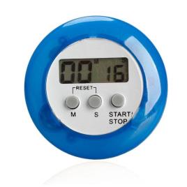 Cronómetro Digital De Cozinha Kit Azul