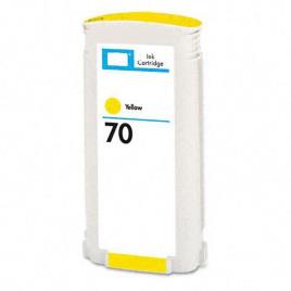 Compatible HP 70 tinta amarillo pigmentada - Reemplaza C9454A