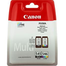 Tinteiro Multipack Canon PG-545 | CL-546 - Preto | Cores