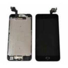 iPhone 6 Plus Lcd + touch + componentes preto com.