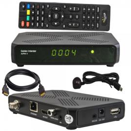 Receptor Satélite DVB-S2 + IPTV Ethernet/Wi-Fi Linux - 
