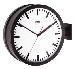 Relógio De Parede 38 Cm Preto / Branco Analógico