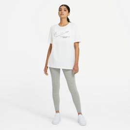 T-shirt Nike Swoosh - Branco - T-shirt Mulher tamanho XL