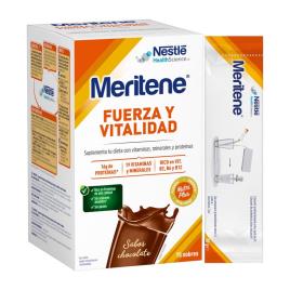 Meritene pode 15 envelopes de chocolate 30 gramas