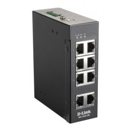 SWITCH INDUSTRIAL 8 PORT UNMANAGED SWITCH WITH 8 X 10/100 BASET(X) PORTS