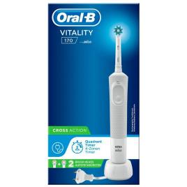 Escova de Dentes Elétrica Oral B Vitalidade 170 Cross Action Branco