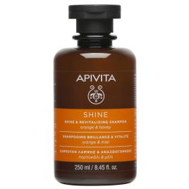 Apivita shampoo brilho e vitalidade laranja e mel 250ml