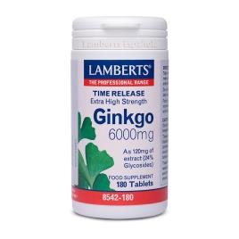 Lamberts Ginkgo Biloba 6000 mg 180 comprimidos