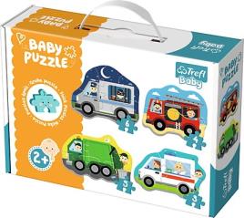 Puzzle de Veículos para Bebês 18 peças
