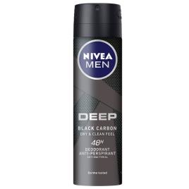 Spray desodorizante Nivea Men Deep Dry and Clean 150ml