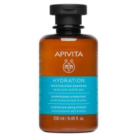 Shampoo hidratante Apivita com ácido hialurônico e Aloe 250ml