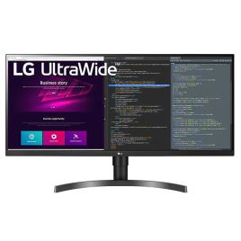 LG - Monitor LED UltraWide Quad HD 34P (3440x1440px) 34WN750-B - Preto