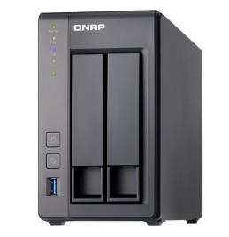 QNAP - Nas Tower 2baías Intel Celeron 2.0GHz 4Core 2GB DDR3L