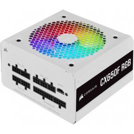 CX650F RGB White, 650 Watt, 80 PLUS Bronze, Fully Modular RGB White PSU, EU Version
