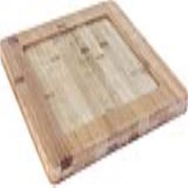 Tabuleiro Ming II Bambu - 28,5 x 28,5 x 1,5 cm