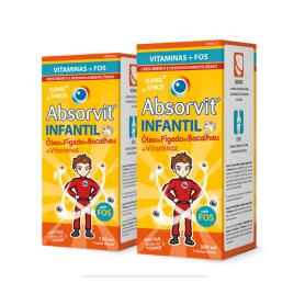 Absorvit Infantil Óleo Fígado de Bacalhau + Vitaminas 300ml