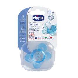 Chicco Physio Comfort Chupeta Silicone Azul 0-6M