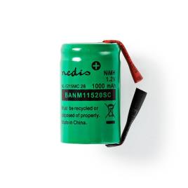 Bateria De Hidreto De Metal Níquel  1,2 V 1000mah
