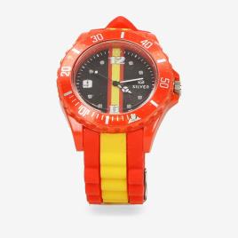 Relógio Silver Espanha - Vermelho - Relógio Homem tamanho T.U.