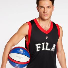 Fila Basket Cro Camiseta S/m Pol Excl - PRETO tamanho S