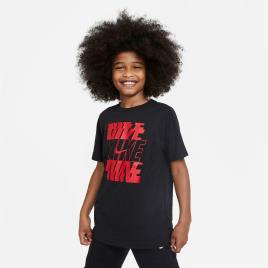 T-shirt Nike Futura - Preto - T-shirt Rapaz tamanho 16