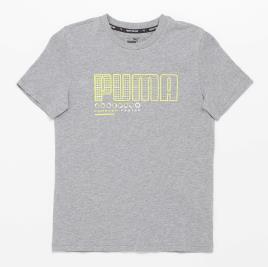 T-shirt Puma Active - Cinza - T-shirt Rapaz tamanho 12