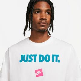 T-shirt Nike JDI - Branco - T-shirt Homem tamanho L