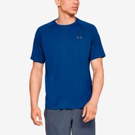 T-shirt Under Armour Tech - Azul - T-shirt Running Homem tamanho M